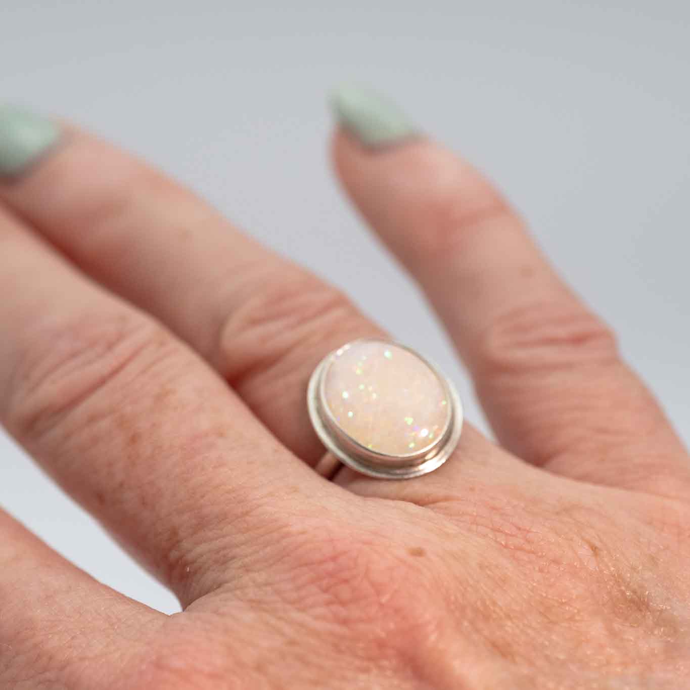 Snow Dome Ring