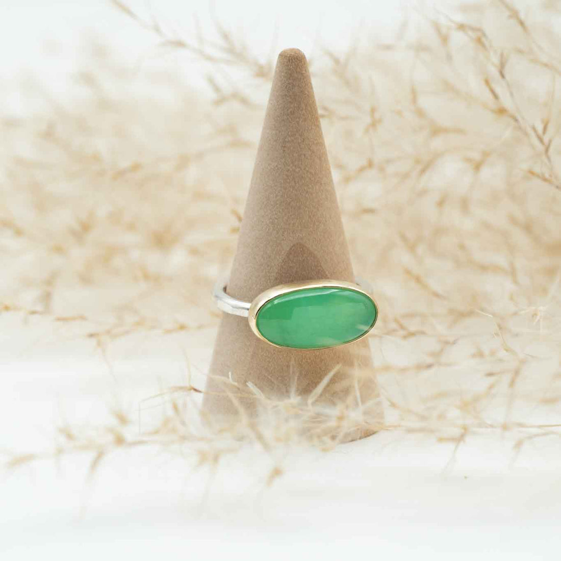 Australian Chrysoprase Ring