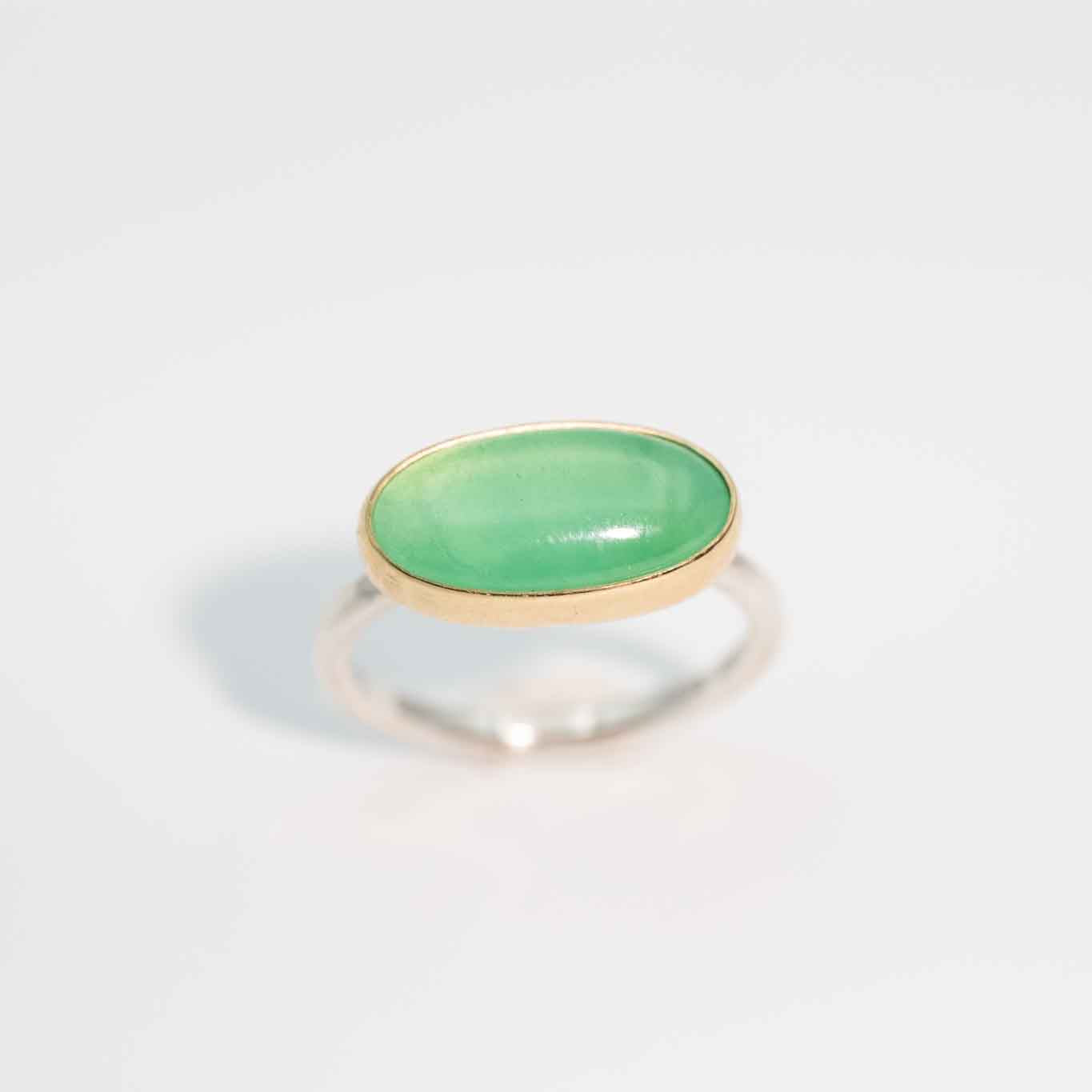 Australian Chrysoprase Ring